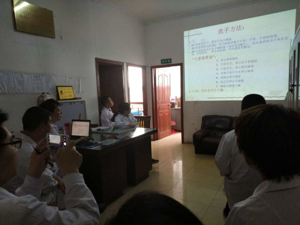 市中醫(yī)院從手衛(wèi)生開始加強院感控制