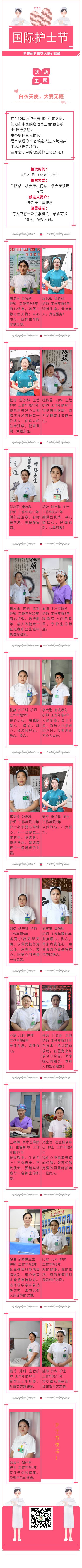 信陽市中醫(yī)院第二屆“最美護(hù)士”評選投票開始啦！